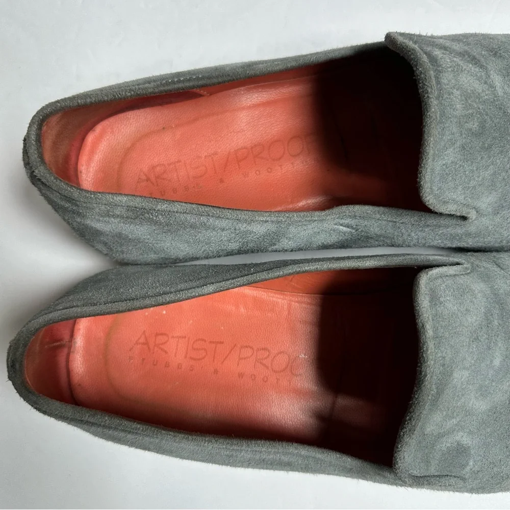 Stubbs & Wootton with Artist Proof Blue Suede Men’s Loafers 12